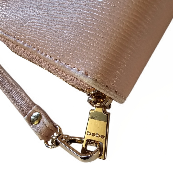 BEBE Gianna Dusty Rose Zip-Around Clutch Wallet - Picture 2 of 16